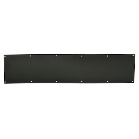 Schlage Schlage 6 in. H X 30 in. L Bronze Brass Kickplate SC8400B716 6X30